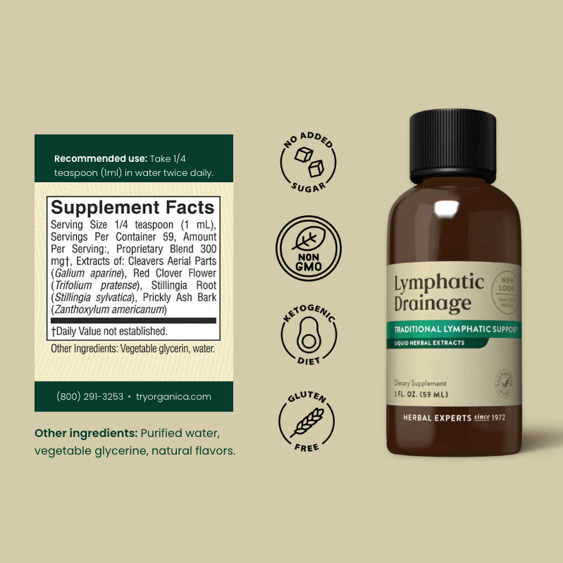 organic lymphatic drainage drops